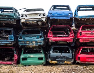 Ökologische Entsorgung von Autowracks