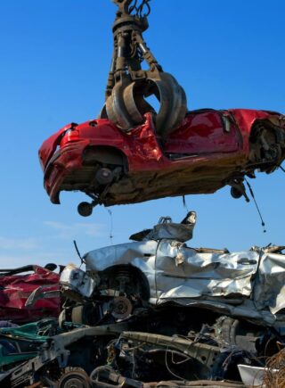 Ökologische Entsorgung von Autowracks